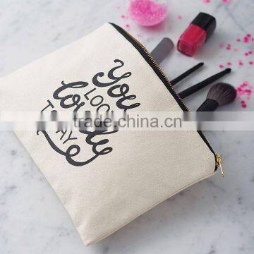eye shadow cotton cosmetic pouch