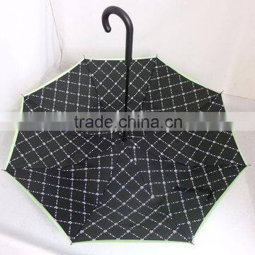Innovative upside-down double layers inverted umbrella
