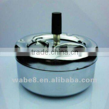 beautiful spin metal ashtray round metal ashtray aluminum ashtray