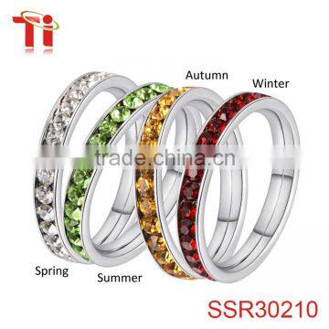 gold jewellery dubai gold ring with natural stone crystal avenue wholesale jewelry 4 seasons party gift womens bands