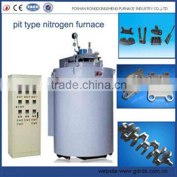 pit batch type vacuum gas muffle nitriding heat treatment furnace for sale