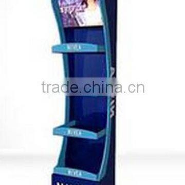 Paper Board Retail Cosmetic Display Stand Display Stand Cardboard Display Stand with Full Colors