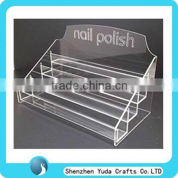 Clear acrylic nail polish stand holder cosmetic display
