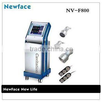 2017 new technology f800 cavitation slimming machine with touch screen