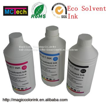 Amazing products from china eco solvent ink for Mimaki SS21 with epson DX5 printhead