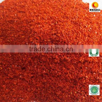 Factory supplier Grade A quality NO Sudan color additive No aflatoxin hot selling HOT chaotian chilli flakes with HACCP HALAL