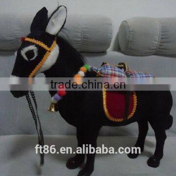 simulated furry small animal toy artificial donkey