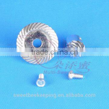 Chromize iron crank honey extractor gear