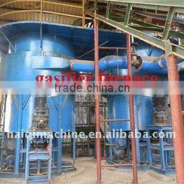 Palm trees gasification power generation plant