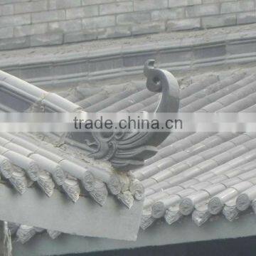 Good choice traditional Japanese roof unglazed tiles