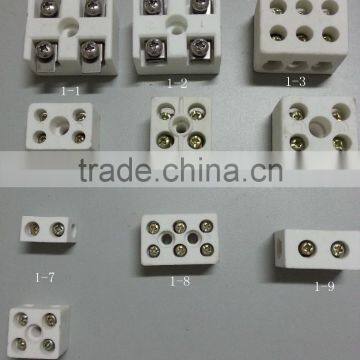 high quality Ceramic terminal Different types Ceramic Parts For Heating Elements round