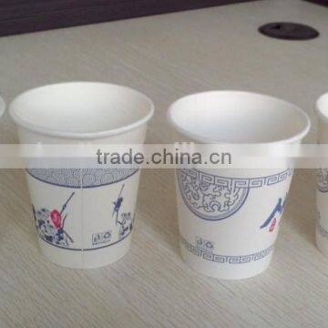 Disposable hot paper cup, Water- and oil-proof, Biodegradable paper cup, PE-coated paper