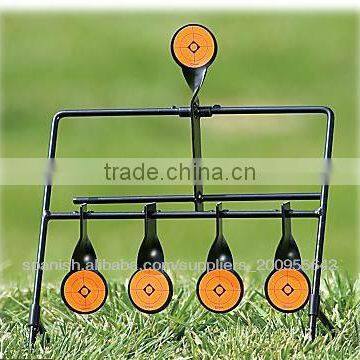 Outdoor Reset Spinner Target 5 Paddles Shooting Hunting Air Gun