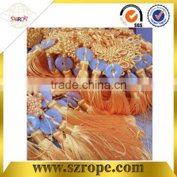 hot salecolorful chinese knot and chinese jade and tassel for jewelry