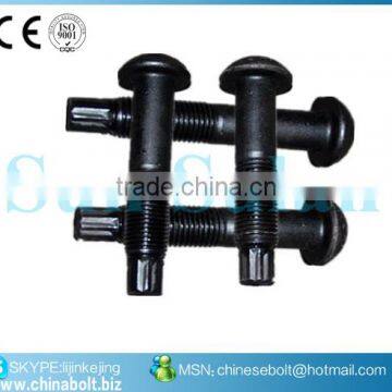 3/4 X 1 3/4 " A-325 TEN. CON. C/TCA 2H Y F-436 ASTM F1852 TYPE 1 ROUND HEAD TC BOLT NUT WASHER