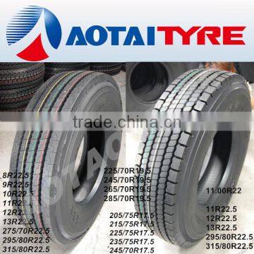 China best brand wholesale high quality cheap truck bus tires 255/70r22.5