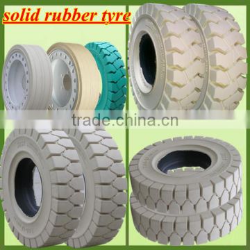 Top Sales Industrial Tyre 28x9-15 12pr, Forklift Non Marking White Solid Tires