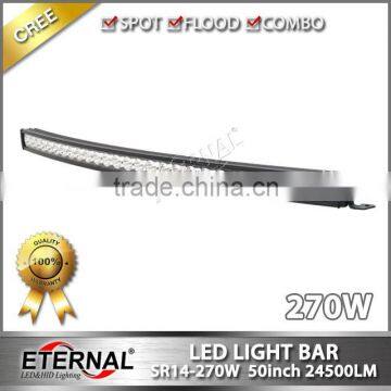 23" 120W Curved Light Bar Wrangler Cherokee SUV Offroad 4x4 Roof Light Bar Bumper Gill High Power Driving Headlight photo-4