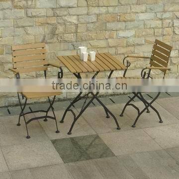 outdoor garden wrought iron table and chair