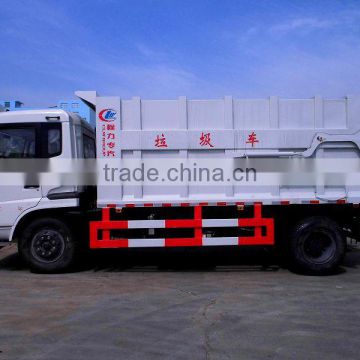 Dongfeng Tianjin garbage dump truck with capacity 14cbm