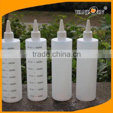 12 oz Easy Squeeze HDPE Bottles Food Grade Set of 3 photo-6