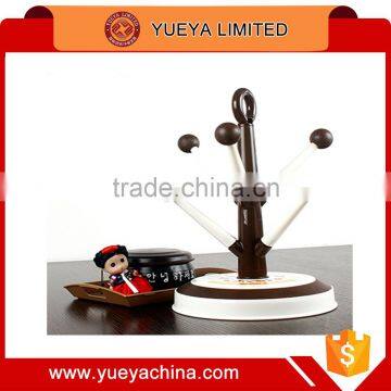 Mug Hooks Stand Tree organizer 6 pcs Racks Kitchen Cup Holder Coffee Tea Home Collection