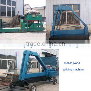 Hydraulic Type Timber Wood Log Splitting Machine for Sale photo-4