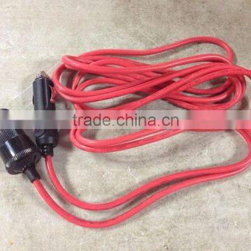 H50078 12V 24V 10A Car Accessory Cigarette Lighter Socket Extension Cord Cable (1m)