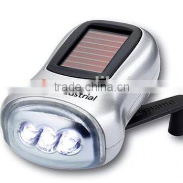 Popular Manual Generater Power With Mobile Phone Charger 3 Led Flashlight photo-4