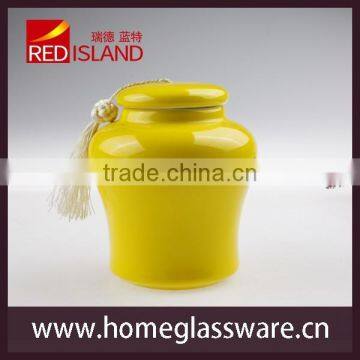 Colorful Ceramic Tea Canister Container Storage Jar photo-3