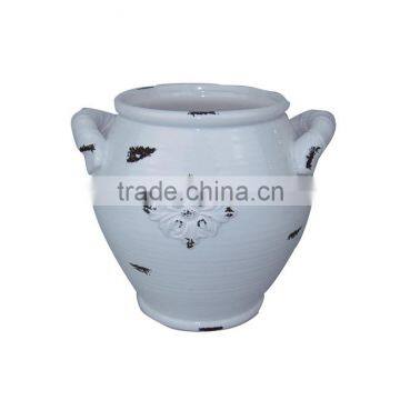 Blue Vase Ceramic Chinese Big Flower Decor Vase photo-2