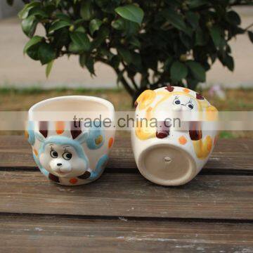 Attractive Small Animal Decor Ceramic Indoor Planters photo-2