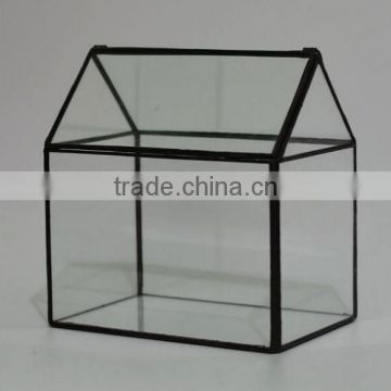 Micro landscape glass cover indoor plant glass terrarium