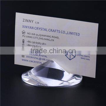 Chic Engraved Crystal Place Card Holder CNCH002B photo-2