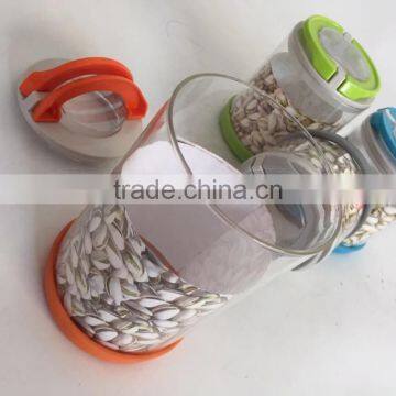 high quality 900ml glass apothecary jars wholesale/cheap apothecary jars /glass container