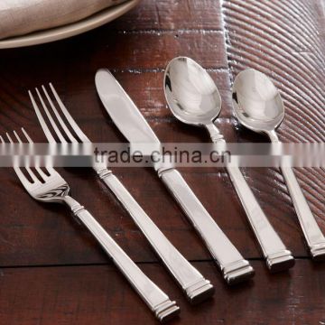 Brass Silver Plated Flatware | Cutlery 5 Pieces Set