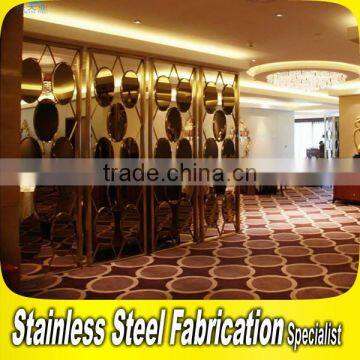 2015 Fashion Design Stainless Steel Sliding Room Divider photo-3