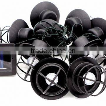 10-Light Solar Hanging Lantern String Light Outdoor LED Landscape Lawn Garden Lamp