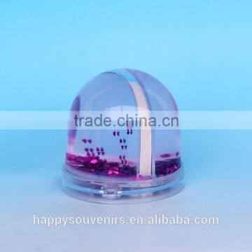 Hand Made Photo Frame Plsatic Snowball For Supply photo-2