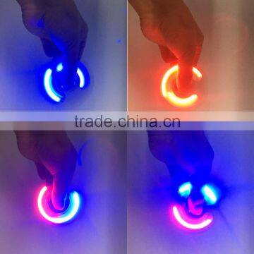 LED Light Fidget Spinner Aluminum Light Spinner Toy Adult Fidget Toys Flashing Led Hand Spinner photo-2