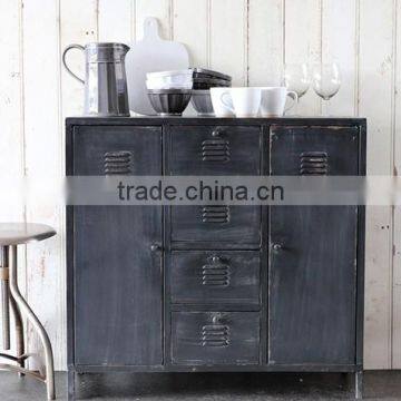 Antique corner side cupboard storage