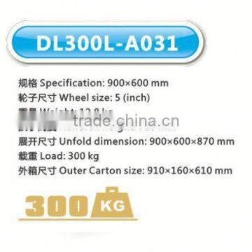 Good Quality Plastic Strengthening Hand Truck With Mute Wheels photo-2