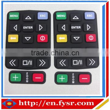 OEM remote rubber pad silicon rubber switch button silicon conductive rubber pads