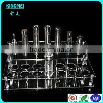 China Wholesale Arch Clear Acrylic Desktop Pen Display Stand With Round Base photo-6