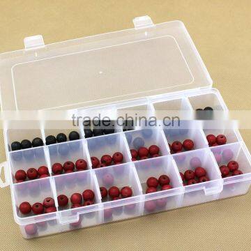 18 Compartment Clear Plastic Removable Grids Box Rectangular Electronic Components Box Organizer Bin Storage Box photo-2