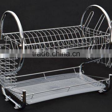 Stainless Steel Kitchen Storage Rack Dish Drying Rack Bowl Rack photo-4