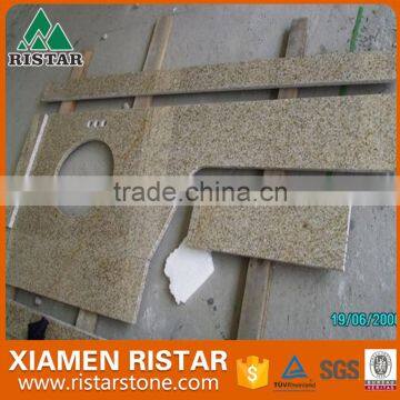Top quality yellow granite vanity top for bathroom