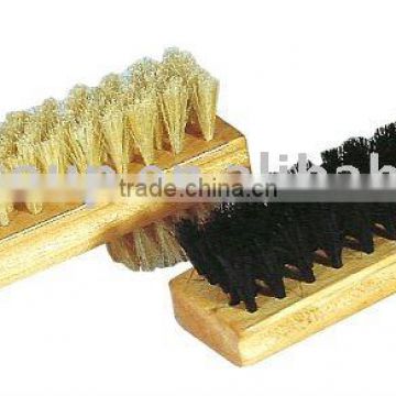 wooden shoe brush