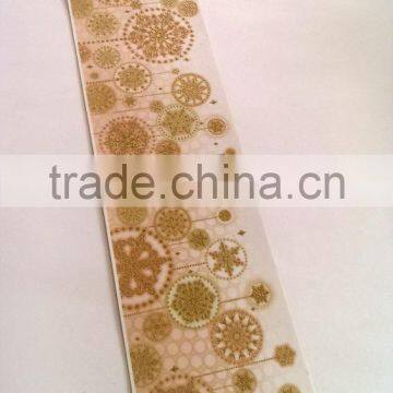 Window Decoration Vinyl Sticker, Gold Color Way Decoration Window Sticker Home Decoration photo-6