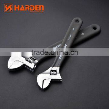 Professional Dipped 10" Chrome Vanadium Handle Adjustable Wrench photo-3